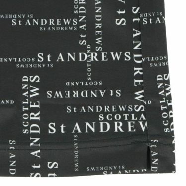 セントアンドリュース St ANDREWS　メンズ 総柄 ロゴプリント 半袖 ポロシャツ 042-4160555　2024年モデル 詳細6