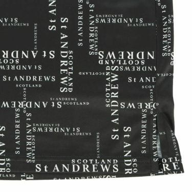 セントアンドリュース St ANDREWS　レディース 総柄 ロゴプリント 半袖 ポロシャツ 043-4160556　2024年モデル 詳細6