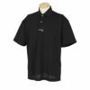 ナノ・ユニバース　メンズ ロゴ刺繍 ストレッチ 半袖 ポロシャツ 030-4160102　2024年モデル ブラック（010）
