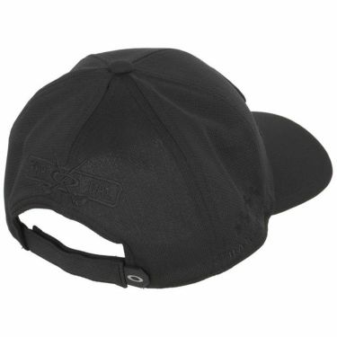 オークリー OAKLEY　メンズ FIXED CAP 24.0 立体刺繍ロゴ キャップ FOS901712 081 ブラック/ブラック　2024年モデル 詳細1