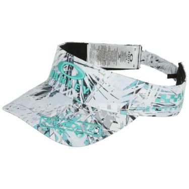 オークリー OAKLEY　メンズ FIXED VISOR 24.0 立体刺繍ロゴ サンバイザー FOS901719 186 ホワイトプリント　2024年モデル ホワイトプリント（186）