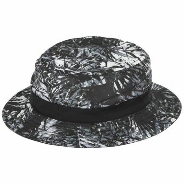 オークリー OAKLEY　メンズ REV HAT 24.0 トロピカルリーフ リバーシブル バケットハット FOS901763 00G ブラックプリント　2024年モデル 詳細1