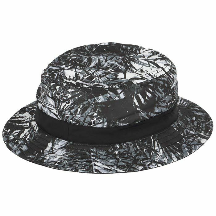 オークリー OAKLEY　メンズ REV HAT 24.0 トロピカルリーフ リバーシブル バケットハット FOS901763 00G ブラックプリント　2024年モデル 詳細1