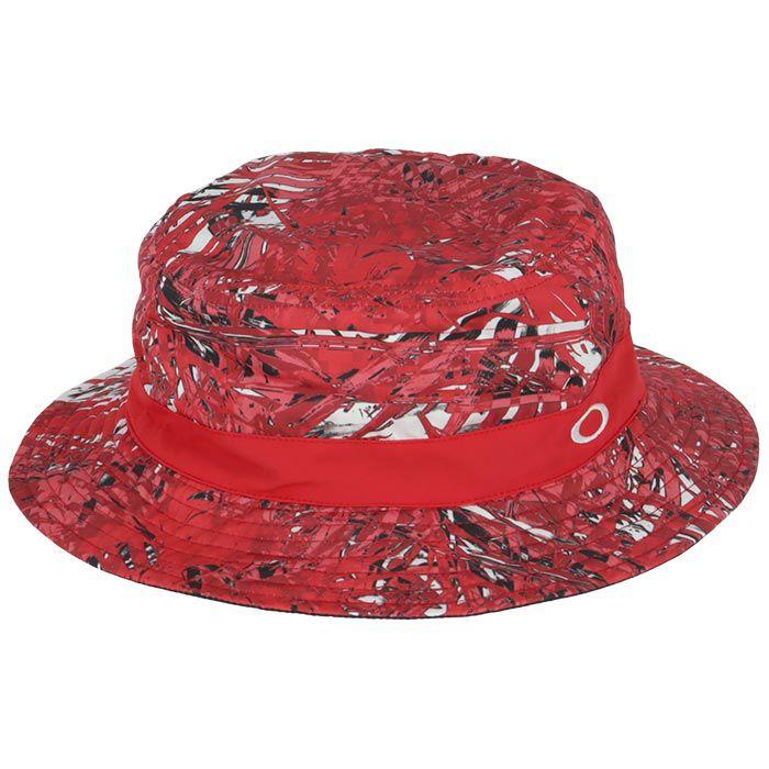 オークリー OAKLEY　メンズ REV HAT 24.0 トロピカルリーフ リバーシブル バケットハット FOS901763 81Y ピンクプリント　2024年モデル ピンクプリント（81Y）