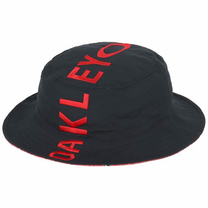 オークリー OAKLEY　メンズ REV HAT 24.0 トロピカルリーフ リバーシブル バケットハット FOS901763 81Y ピンクプリント　2024年モデル 詳細2