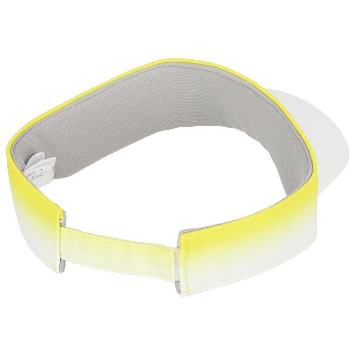 キャロウェイ Callaway　レディース ロゴプリント グラデーション サンバイザー C24191215 1060 イエロー　2024年モデル 詳細1