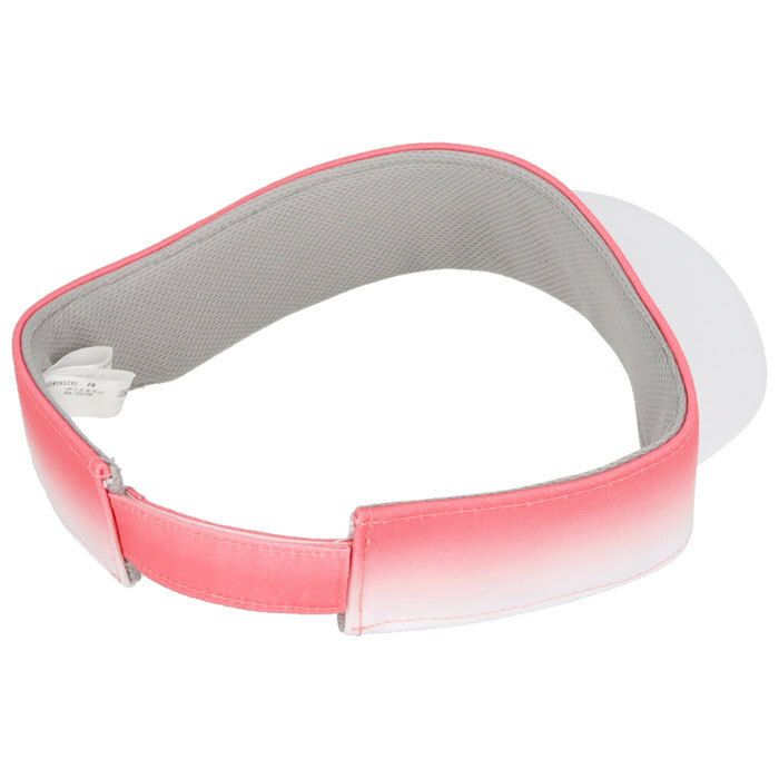 キャロウェイ Callaway　レディース ロゴプリント グラデーション サンバイザー C24191215 1092 ピンク　2024年モデル 詳細1