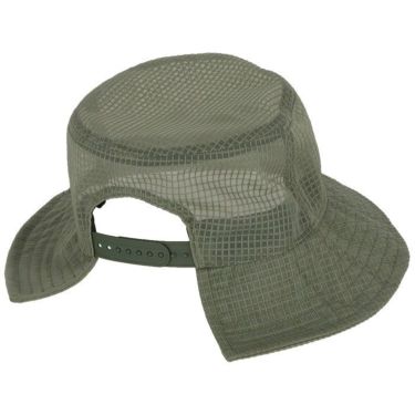 キャロウェイ Callaway　レディース 立体シリコンロゴ メッシュ バケットハット C24191220 1180 カーキ　2024年モデル 詳細1