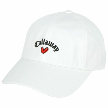 キャロウェイ Callaway　レディース ラブキャロウェイ キャップ C24191223 1030 ホワイト　2024年モデル ホワイト（1030）