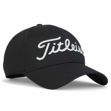 タイトリスト Titleist　プレーヤーズ テック メンズ キャップ TH24APTN2 01 ブラック×ホワイト　2024年モデル 詳細1