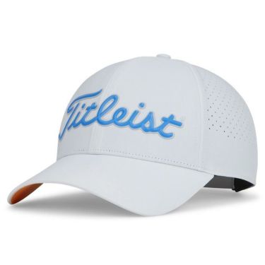 タイトリスト Titleist　プレーヤーズ テック メンズ キャップ TH24APTN2 048 マーブルグレー×オリンピックブルー×ボンファイヤー　2024年モデル グレー×ブルー×ボンファイヤー