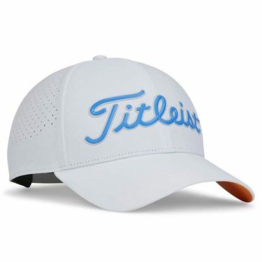 タイトリスト Titleist　プレーヤーズ テック メンズ キャップ TH24APTN2 048 マーブルグレー×オリンピックブルー×ボンファイヤー　2024年モデル 詳細1