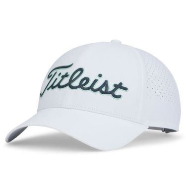 タイトリスト Titleist　プレーヤーズ テック メンズ キャップ TH24APTN2 144 ホワイト×ネイビー×シーグラスブルー　2024年モデル ホワイト×ネイビー×シーグラス