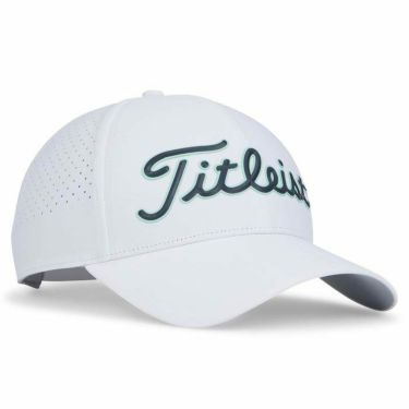 タイトリスト Titleist　プレーヤーズ テック メンズ キャップ TH24APTN2 144 ホワイト×ネイビー×シーグラスブルー　2024年モデル 詳細1