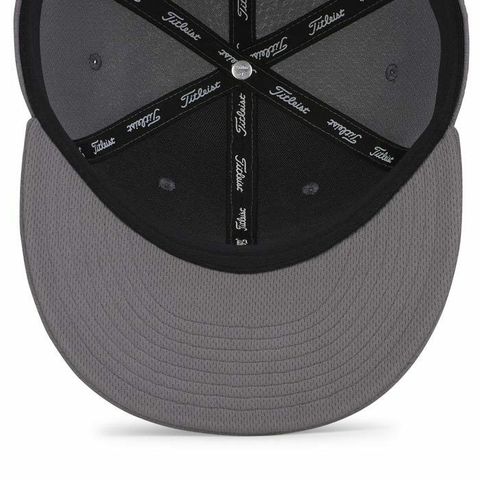 タイトリスト Titleist　ツアーエリート フラットビル メンズ キャップ TH24ATEFBN2 0C1 チャコール×ホワイト　2024年モデル 詳細4