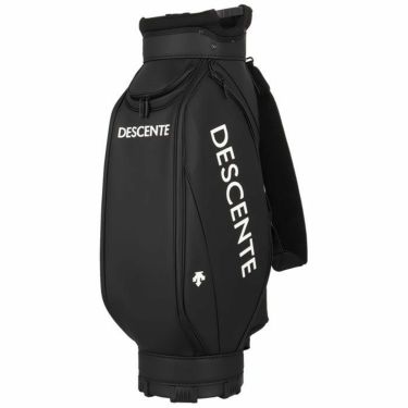 デサントゴルフ DESCENTE GOLF　メンズ ロゴデザイン キャディバッグ DQBXJJ01 BK00 ブラック　2024年モデル 詳細1