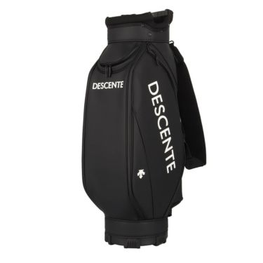 デサントゴルフ DESCENTE GOLF　メンズ ロゴデザイン キャディバッグ DQBXJJ01 BK00 ブラック　2024年モデル 詳細2