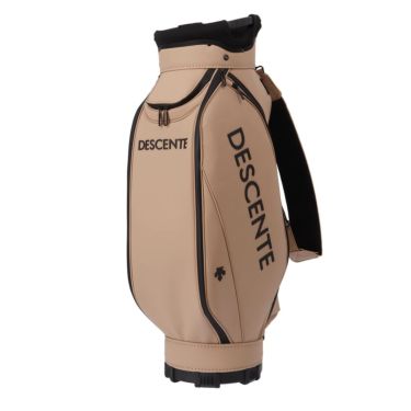 デサントゴルフ DESCENTE GOLF　メンズ ロゴデザイン キャディバッグ DQBXJJ01 BW00 ブラウン　2024年モデル 詳細2