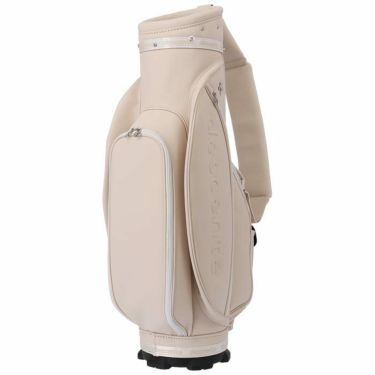 デサントゴルフ DESCENTE GOLF　レディース ロゴデザイン キャディバッグ DQCXJJ01 BG00 ベージュ　2024年モデル 詳細1