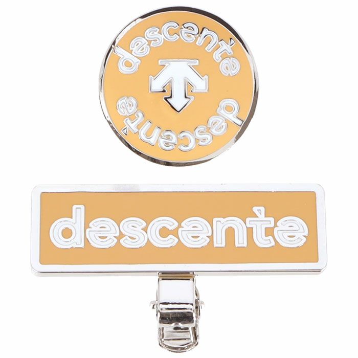 デサントゴルフ DESCENTE GOLF　レディース ロゴデザイン クリップマーカー DQCXJX51 OR00 オレンジ　2024年モデル オレンジ（OR00）