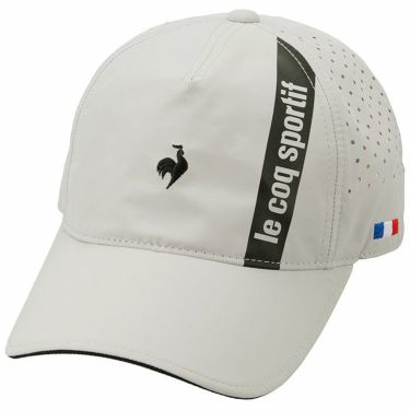 ルコック Le coq sportif　メンズ ロゴデザイン クーリング メッシュキャップ QGBXJC14 GY00 グレー　2024年春夏モデル グレー（GY00）