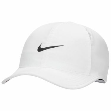 ナイキ NIKE　Dri-FIT クラブ アンストラクチャード フェザーライト キャップ FB5682 100 ホワイト/ブラック　2024年モデル ホワイト/ブラック（100）