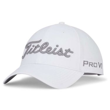 タイトリスト Titleist　メンズ ツアーパフォーマンス キャップ TH22ATPA 10G ホワイト×グレー　2024年モデル ホワイト×グレー（10G）