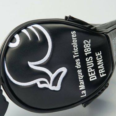 ルコック Le coq sportif　メンズ ロゴデザイン フェアウェイウッド用 ヘッドカバー QQBXJG30 BK00 ブラック　2024年モデル 詳細2