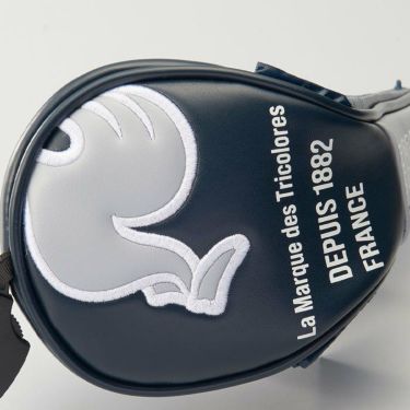 ルコック Le coq sportif　メンズ ロゴデザイン フェアウェイウッド用 ヘッドカバー QQBXJG30 NV00 ネイビー　2024年モデル 詳細2