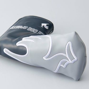 ルコック Le coq sportif　メンズ ロゴデザイン ピン型 パターカバー QQBXJG50 NV00 ネイビー　2024年モデル 詳細2