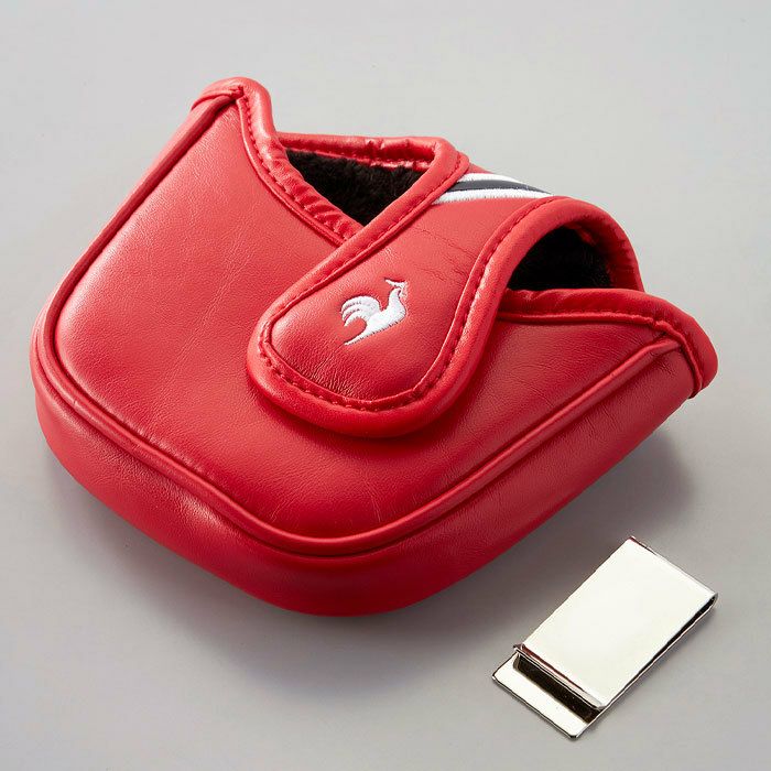 ルコック Le coq sportif　メンズ ロゴデザイン マレット型 パターカバー QQBXJG51 RD00 レッド　2024年モデル　 詳細3