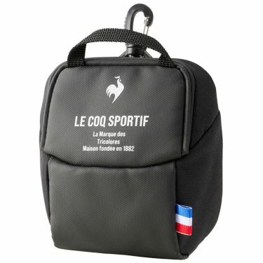 ルコック Le coq sportif　メンズ ロゴプリント アクセサリーホルダー QQBXJX72 BK00 ブラック　2024年モデル ブラック（BK00）