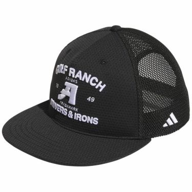 アディダス adidas　メンズ フラットブリム メッシュキャップ IHS33 IN2739 ブラック　2024年モデル ブラック（IN2739）