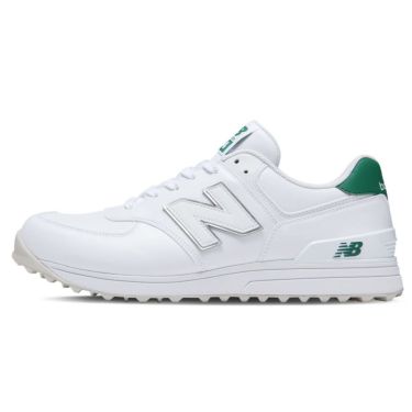 ニューバランスゴルフ　574 SL v3 スパイクレス ゴルフシューズ UGS574J3 WHITE/GREEN　2024年モデル 詳細3