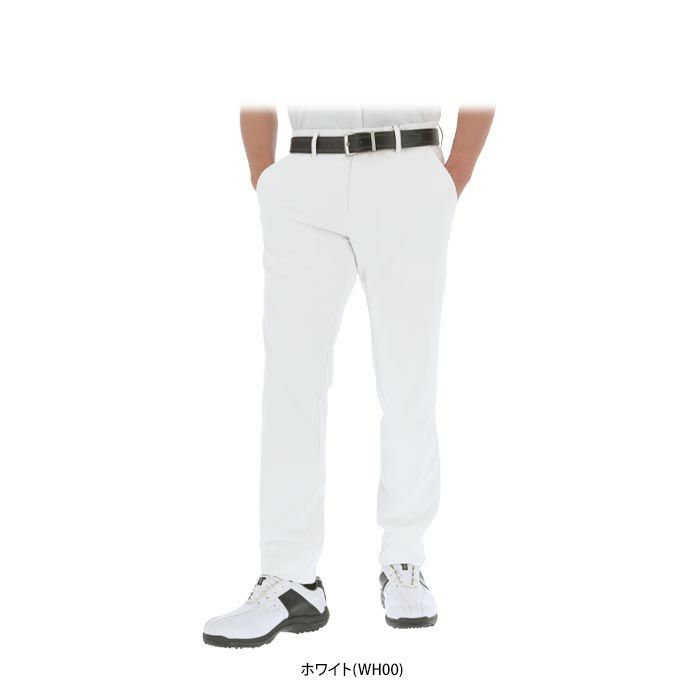 DESCENTE GOLF メンズパンツ L ホワイト 神白ボトム DESCENTE ゴルフ 【BASIC SERIES】”神白”ロングパンツ -デサント