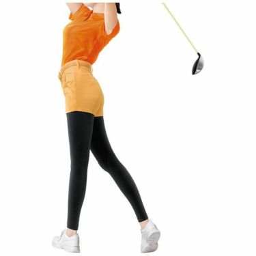 スリムウォーク ゴルフ SLIMWALK GOLF　レディース 美脚＆美尻 レギンス ブラック　2024年モデル 詳細2