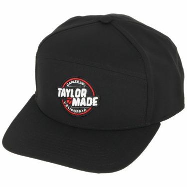 テーラーメイド TaylorMade　メンズ ロゴ刺繍 ワッペン キャップ JE816 N26797 ブラック　2024年モデル ブラック（N26797）
