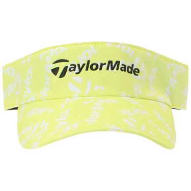 テーラーメイド TaylorMade　メンズ 総柄 ロゴグラフィックプリント サンバイザー TL338 M19345 レモン　2024年モデル 詳細1