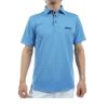 トミー ヒルフィガー ゴルフ　メンズ ロゴジャカード 総柄 半袖 ポロシャツ THMA413　2024年モデル ブルー（34）