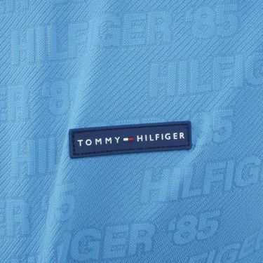トミー ヒルフィガー ゴルフ　メンズ ロゴジャカード 総柄 半袖 ポロシャツ THMA413　2024年モデル 詳細4