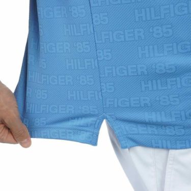 トミー ヒルフィガー ゴルフ　メンズ ロゴジャカード 総柄 半袖 ポロシャツ THMA413　2024年モデル 詳細5