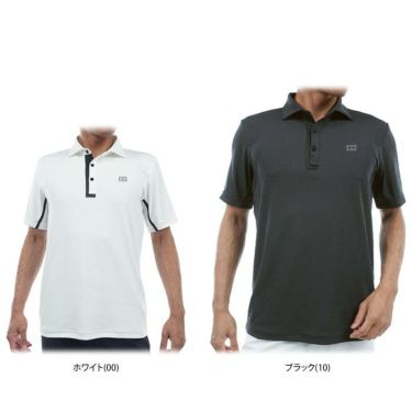 トミー ヒルフィガー ゴルフ　メンズ リンクスジャカード UVカット 半袖 ポロシャツ THMA430　2024年モデル 詳細1