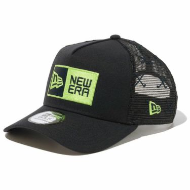 ニューエラ NEW ERA　キャップ 9FORTY A-Frame トラッカー Mesh Embroidery ボックスロゴ 14109264 ネイビー　2024年モデル ネイビー（14109264）