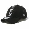 ニューエラ NEW ERA　キャップ 9FORTY Laser Perforated Vertical Logo 14109286 ブラック　2024年モデル ブラック（14109286）