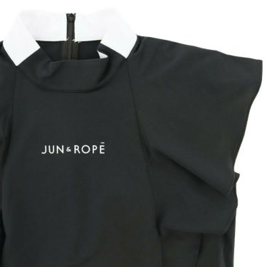 ジュン アンド ロペ JUN ＆ ROPE　レディース バイカラー UVカット フレアスリーブ モックネック プルオーバー ERM44100　2024年モデル 詳細3