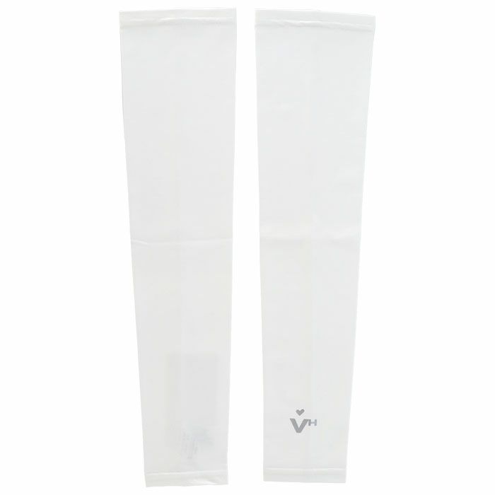 ビバハート VIVA HEART　レディース ロゴプリント キシリトールアイス UV アームカバー 013-01203 05 オフホワイト　2024年モデル オフホワイト（05）