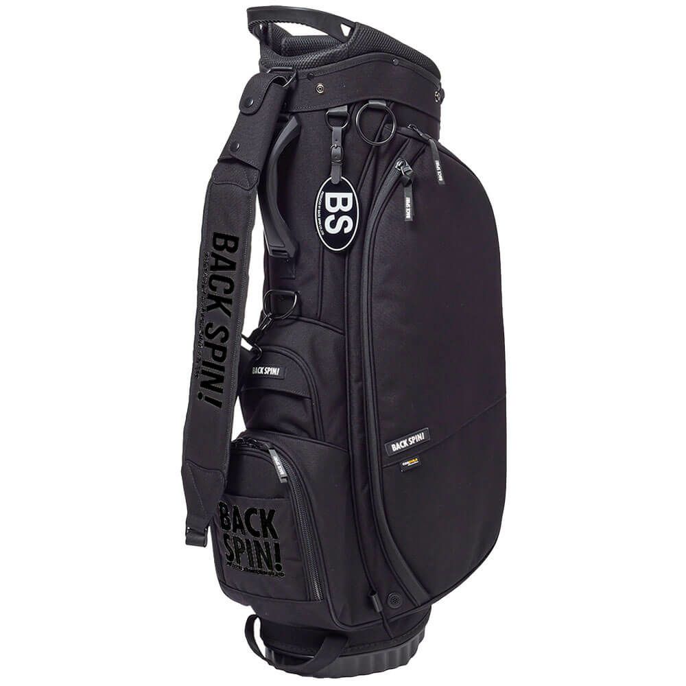 バックスピンゴルフ BACK SPIN! GOLF　軽量 スタンド キャディバッグ BSBD01C004 BK/BK ブラック/ブラック　2024年モデル 詳細1