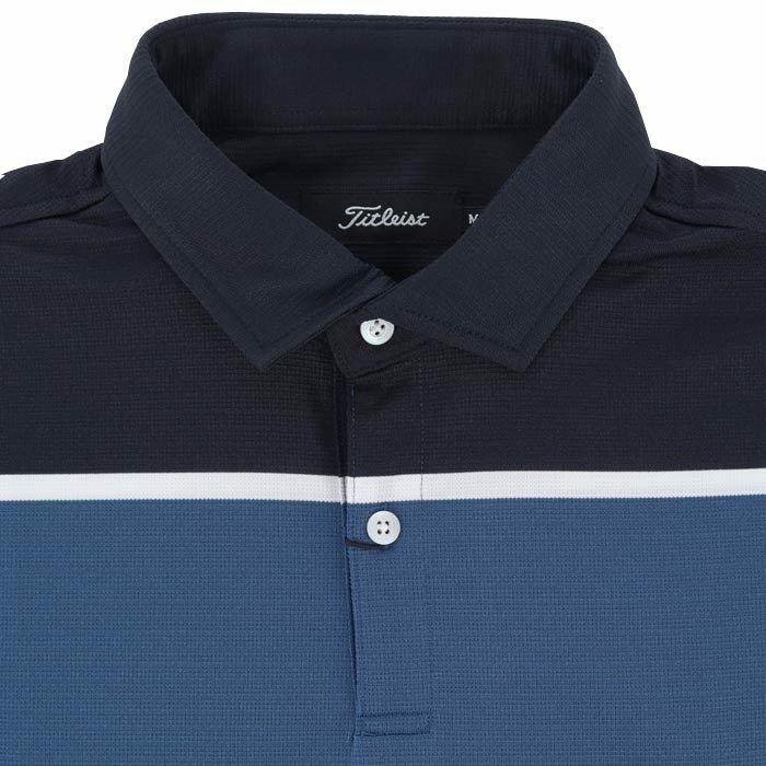 タイトリスト Titleist　メンズ カラーブロック ストレッチ 半袖 ポロシャツ TLPMS122J　2024年モデル 詳細3