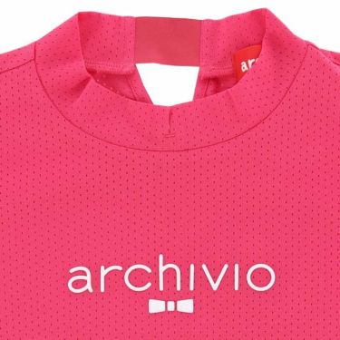 アルチビオ archivio　レディース メッシュ生地 撥水 プリーツ フレンチスリーブ 変形衿 プルオーバー A359605　2024年モデル 詳細3