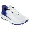 スケッチャーズ SKECHERS　GO GOLF ブレード　ジーエフ スリップイン メンズ ゴルフシューズ 214090　2024年モデル WHITE/NAVY/BLUE（WNVB）